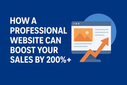 How a Professional Website Can Boost Your Sales by 200%+